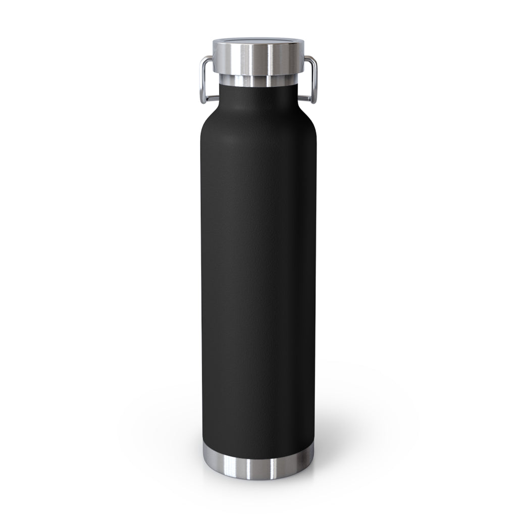 22oz Copper Vacuum Water Bottle — Healing Mandala Chakra Design