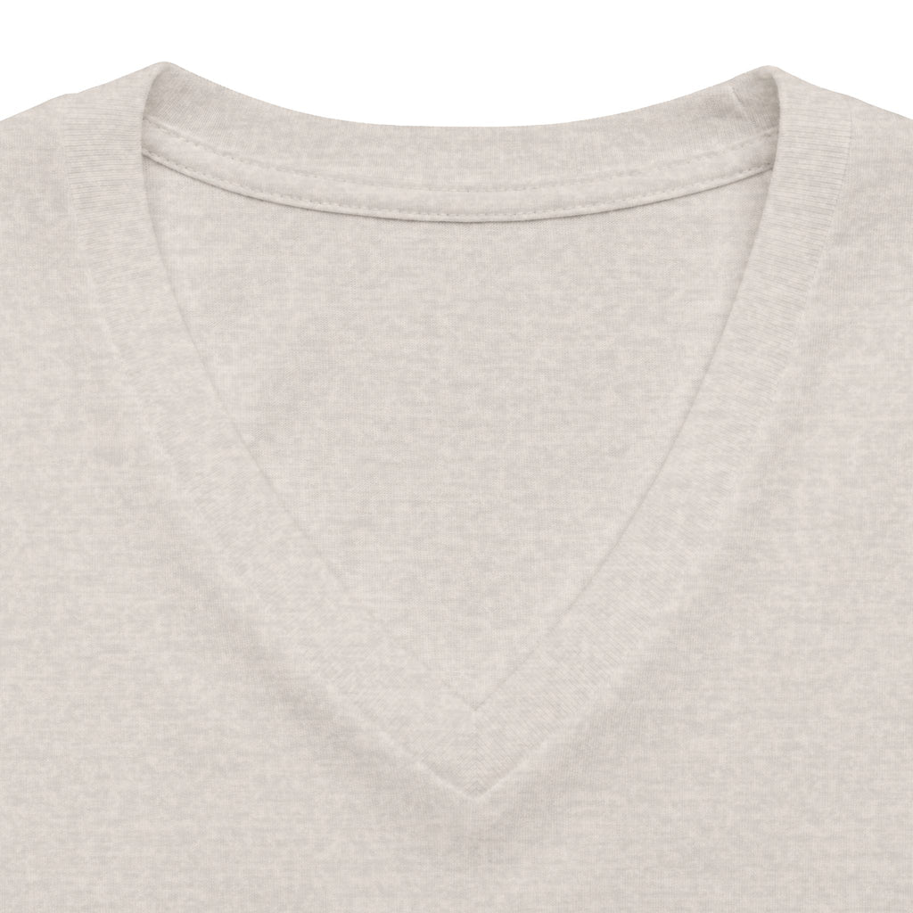 Women's Relaxed Heather CVC V-Neck Tee