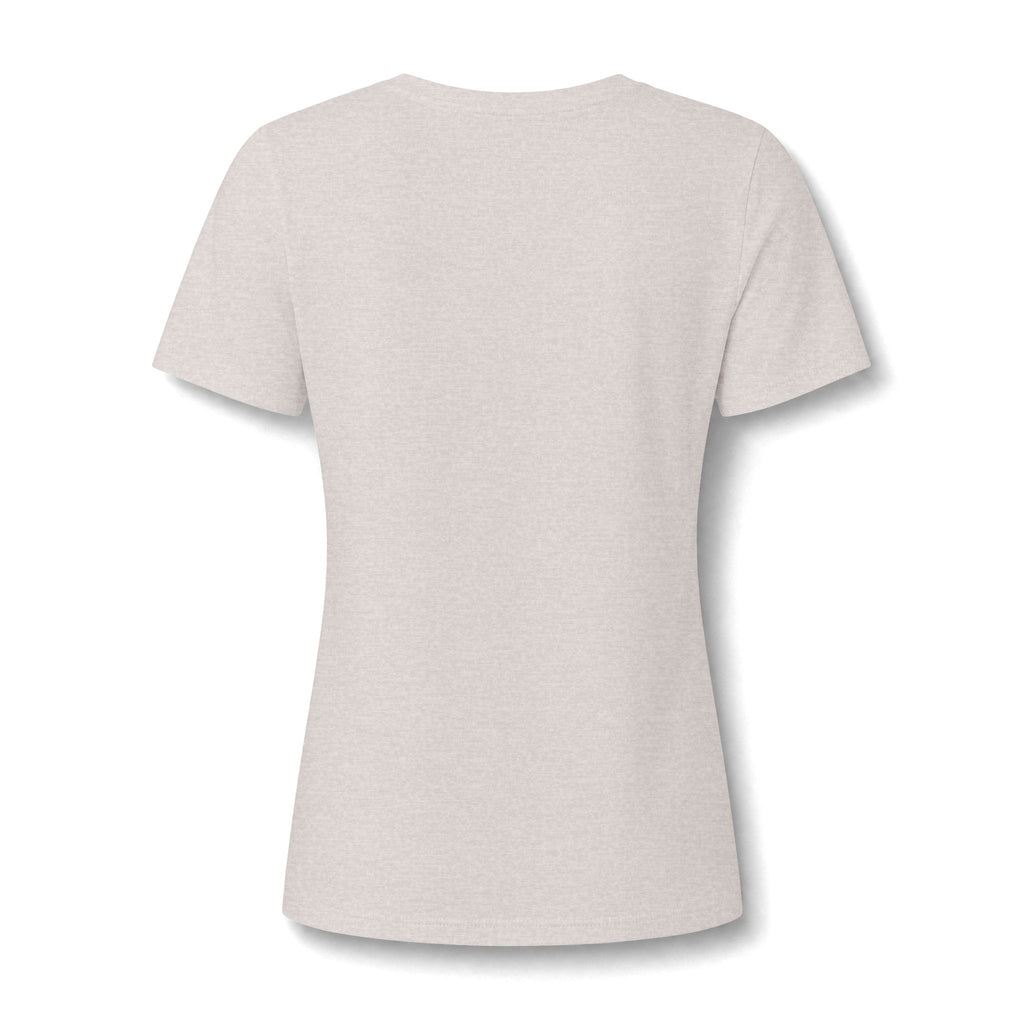 Women's Relaxed Heather CVC V-Neck Tee