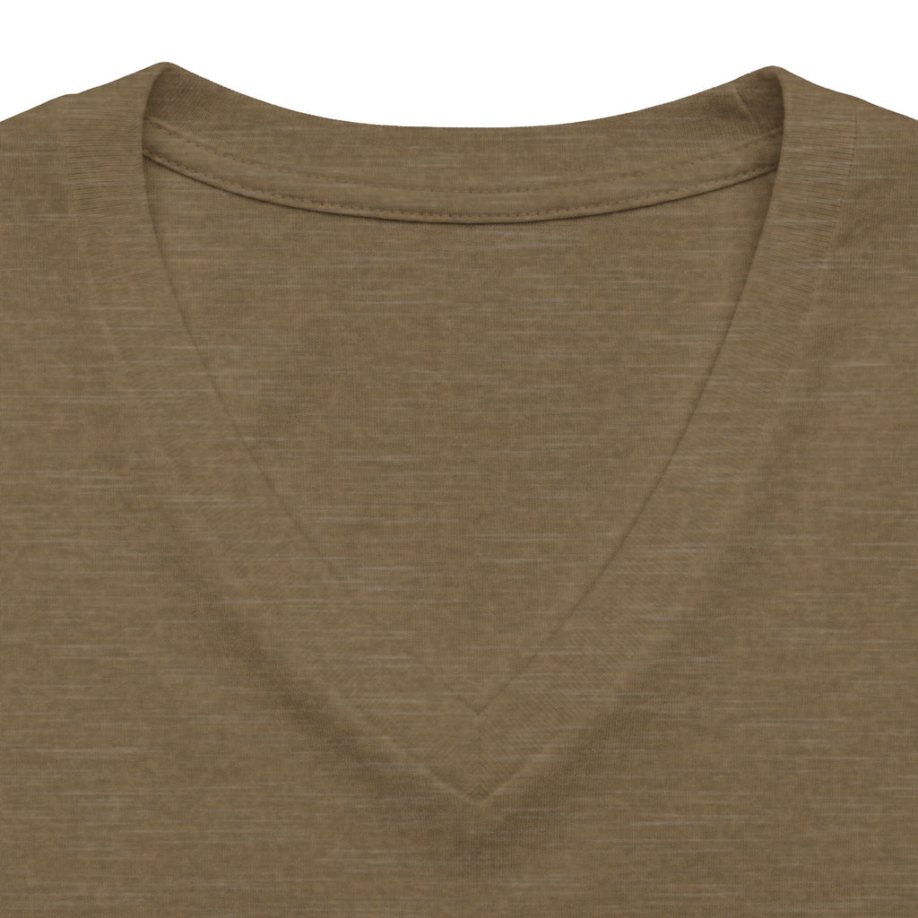 Women's Relaxed Heather CVC V-Neck Tee