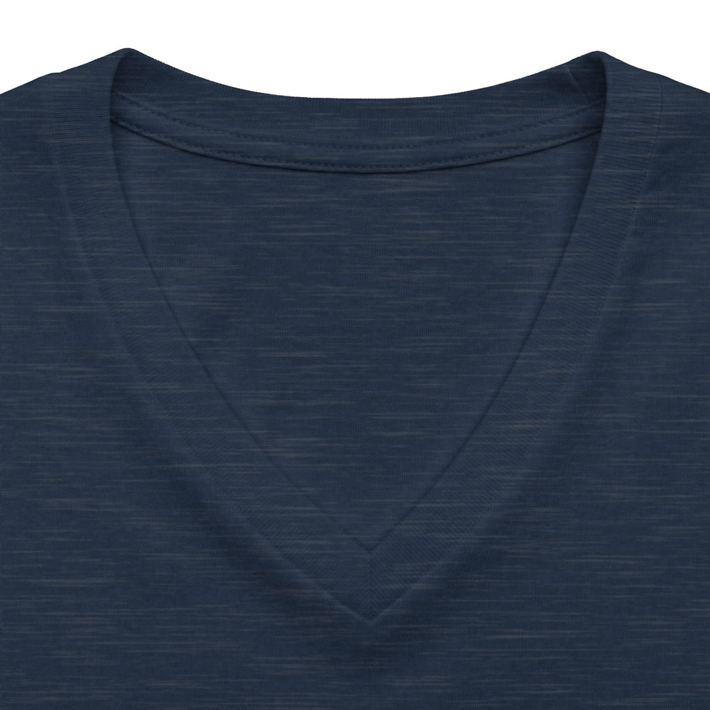 Women's Relaxed Heather CVC V-Neck Tee