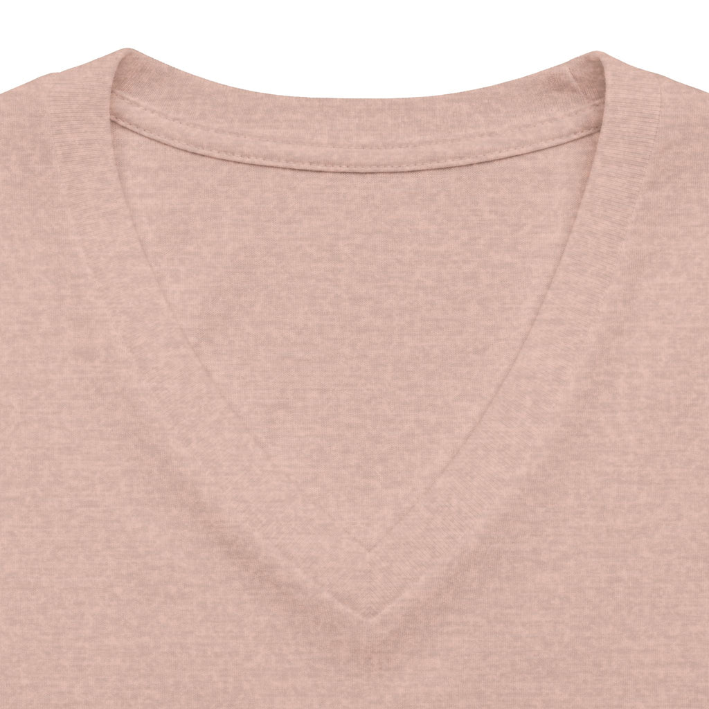 Women's Relaxed Heather CVC V-Neck Tee